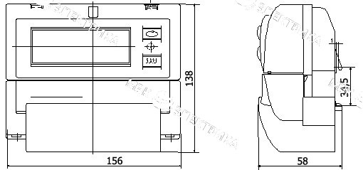 Электросчетчик Меркурий 200.04