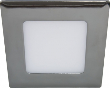 Светильник встраиваемый со светодиодами AL502 6W/490Lm/4000К/хром Feron