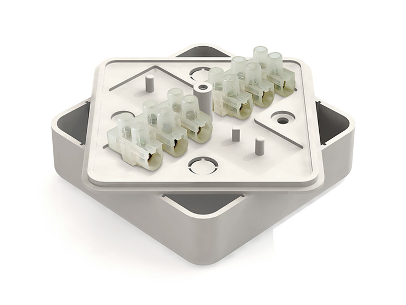 Кор.расп. о/пров. 75-75-20 с клем.кол. (IP-40) бел. Кор.расп. о/пров. 75-75-20 с клем.кол. (IP-40) бел.