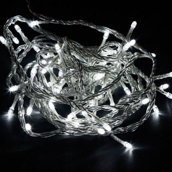 Гирлянда линейная белая 20м, CL06