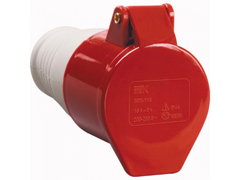 Розетка 215 перносная 3Р+РЕ+N 16А 380В IP44 