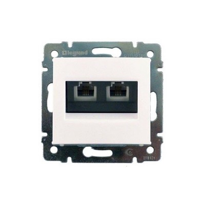 Розетка компьютерная 2-м СП Valena RJ45 кат.5E UTP на винтах механизм бел. Leg 774239 Розетка компьютерная 2-м СП Valena RJ45 кат.5E UTP на винтах механизм бел. Leg 774239