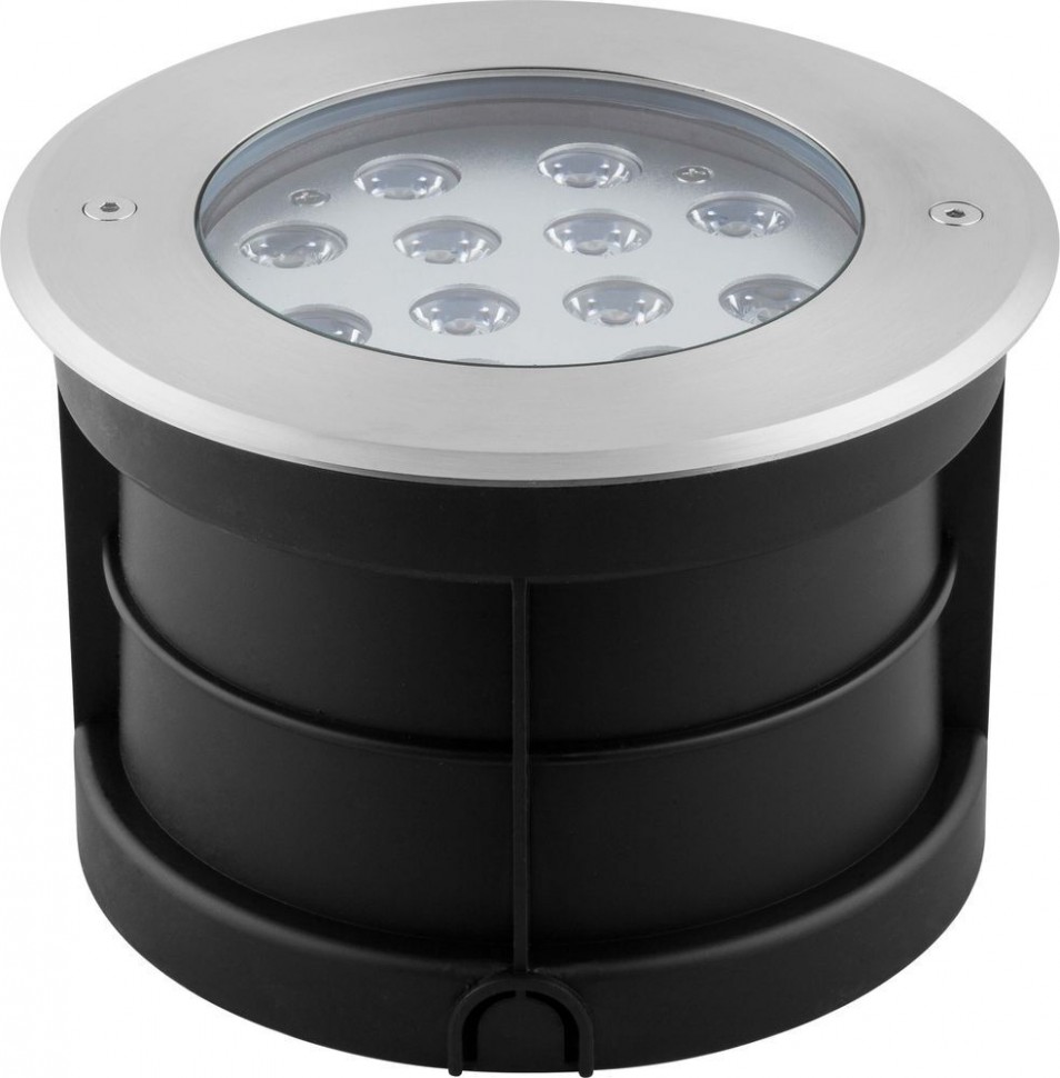 Тротуарный светодиодный светильник ЛЮКС, 12W RGB AC230V D180*H120мм IP67,SP4315