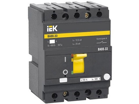 Выключатель автоматический 3п 16А 35кА ВА 88-33 IEK SVA20-3-0016 Выключатель автоматический 3п 16А 35кА ВА 88-33 IEK SVA20-3-0016