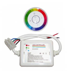 Контроллер RGB-сенсорный круглый Светорезерв