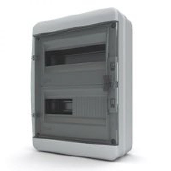 Бокс навесной IP-65 24 модулей прозр/черный BNK 65-24-1  Бокс навесной IP-65 24 модулей прозр/черный BNK 65-24-1