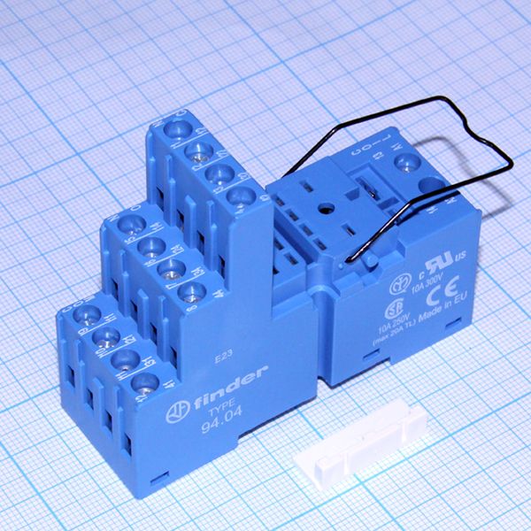 94 4. Розетка 94.04 sma (Finder). Finder, 9404sma реле. Колодка для реле Finder 94.04 sma. Реле Финдер 94.04.