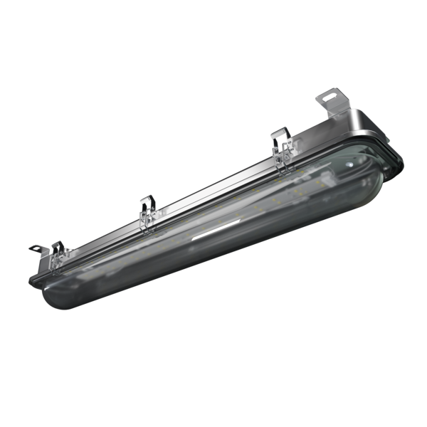 Светильник L-sub 25Вт/3250лм/диаграмма Д/5000К (CRI80)/прозр. рассеиватель/металл/накладное креплени