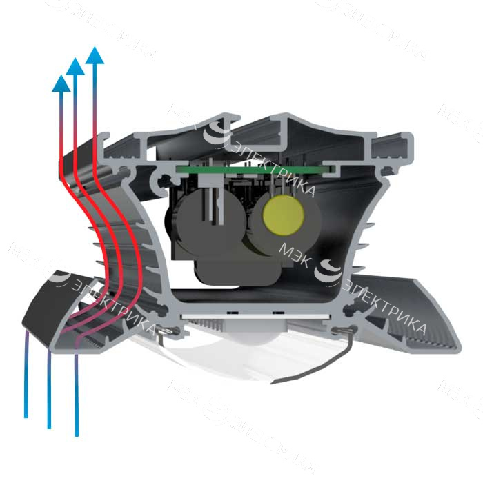 Светильник L-industry 90 Turbine/76/Г60/5.0K/01/IKV-23/220AC IP66 поворотное крепление LEDEL 5231090