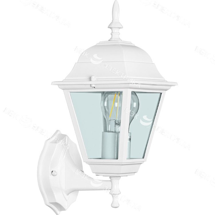 Светильник садово-парковый, 100W 230V E27 белый, 4201/PL4201