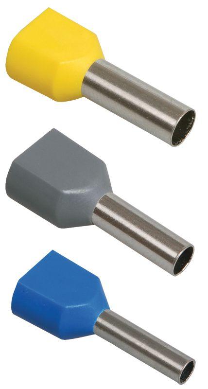 Наконечник НШВИ(2) 1.0-8 свет. зел. (уп.100шт) IEK UTE10-D2-2-100