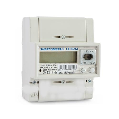 Электросчетчик СЕ102M R5 145-J 5(60)А/230В многотарифный, оптопорт Электросчетчик СЕ102M R5 145-J 5(60)А/230В многотарифный, оптопорт