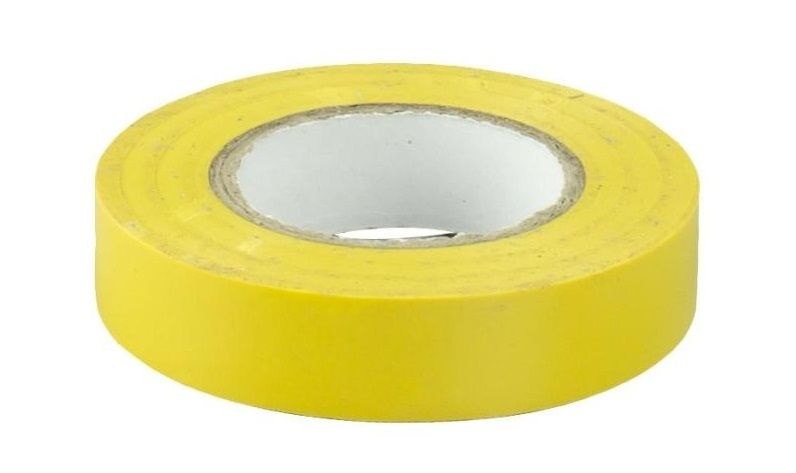 Изолента ПВХ 19х20 желтая  Изолента ПВХ 19х20 желтая