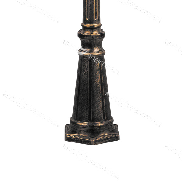 Светильник садово-парковый, 3*60W 230V E27 черное золото, IP44, PL3709