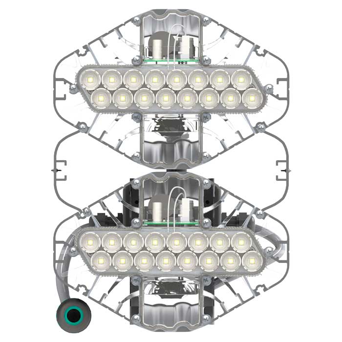 Светильник L-lego II 110/90/Г30/4.0K/L210/01/IKIX-32/220AC IP66 подвесное крепление LEDEL LII042