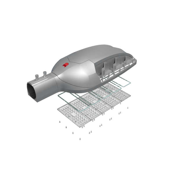 Светильник Street X1 Pro/140/Ш8M/5.0K/(L6)/MT/SKX-01/220AC IP66 консольное крепление LEDEL SX1P150