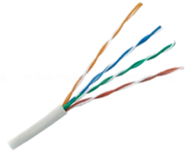 Кабель витая пара U/UTP кат.5E 4х2х24AWG омедненный алюм. сер. (уп.305м) LIGHT PROCONNECT 01-0043-2