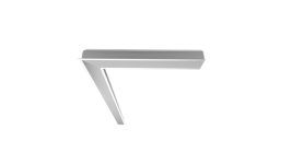 Светильник Universal-Line встраиваемый L-поворот 650*650*69мм 38Вт 4000К IP40 правый/левый RAL9003 белый матовый