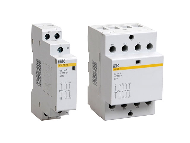 Контактор модульный КМ63-40 AC/DC ИЭК  Контактор модульный КМ63-40 AC/DC ИЭК