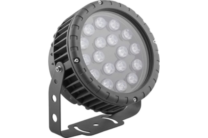 Светодиодный прожектор, D180xH230, IP65 18W 85-265V, RGB, LL-884 
