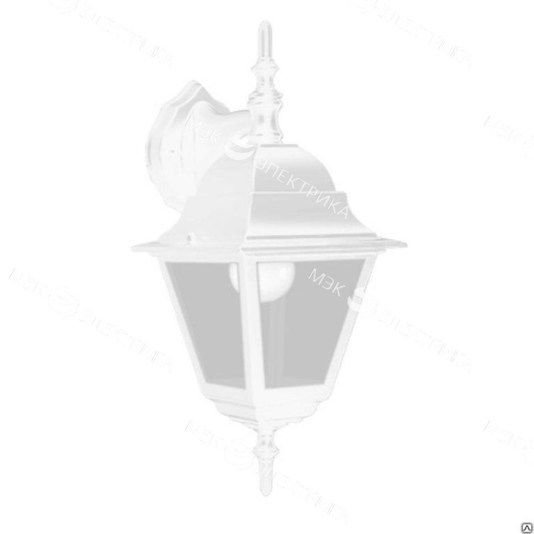 Светильник садово-парковый, 100W 230V E27 белый, 4202/PL4202