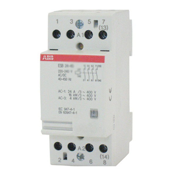 Модульный контактор ESB-24-22 (24А AC1) 220В АС/DC 