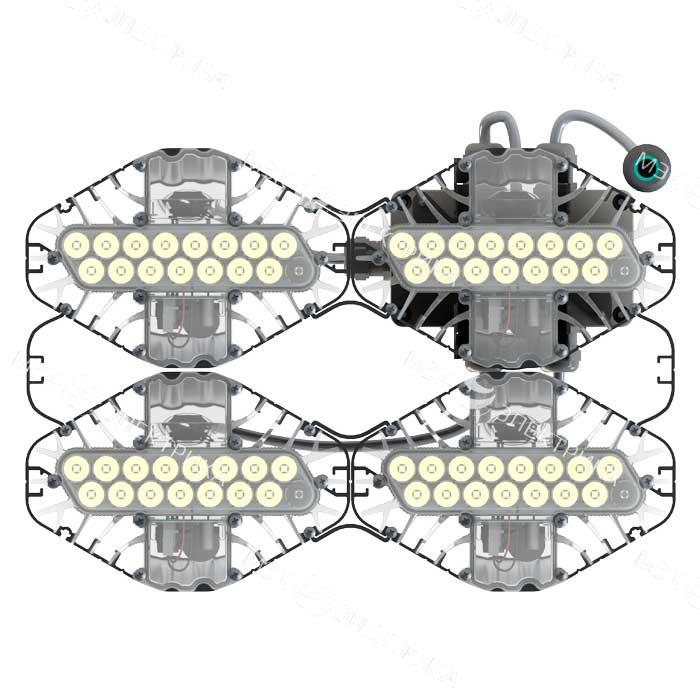 Светильник L-lego II 220/178/Г60/5.0K/L100/01/IKIX-34/220AC IP66 подвесное крепление LEDEL LII096