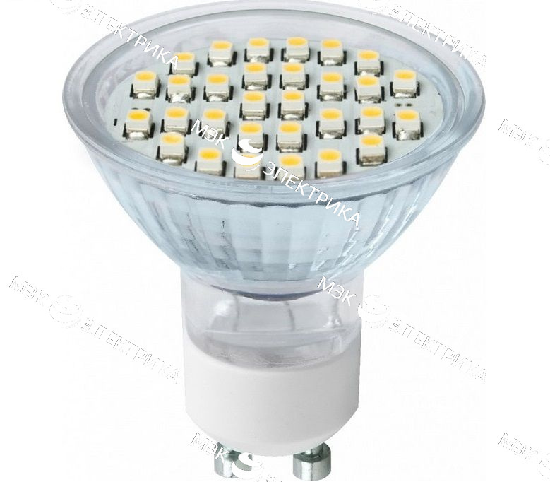 Лампа светодиодная GU10- 3.5W-3500К SMD.SH/120 Diodex