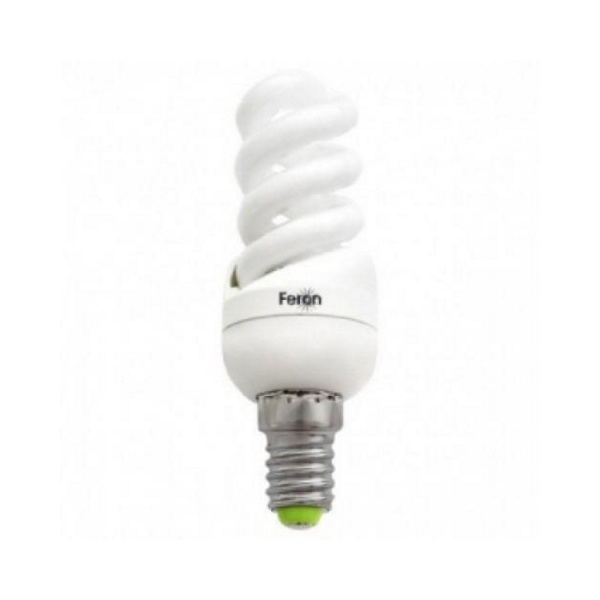 Лампа энергосберегающая E14 15W 2700К спираль ELT19 Feron