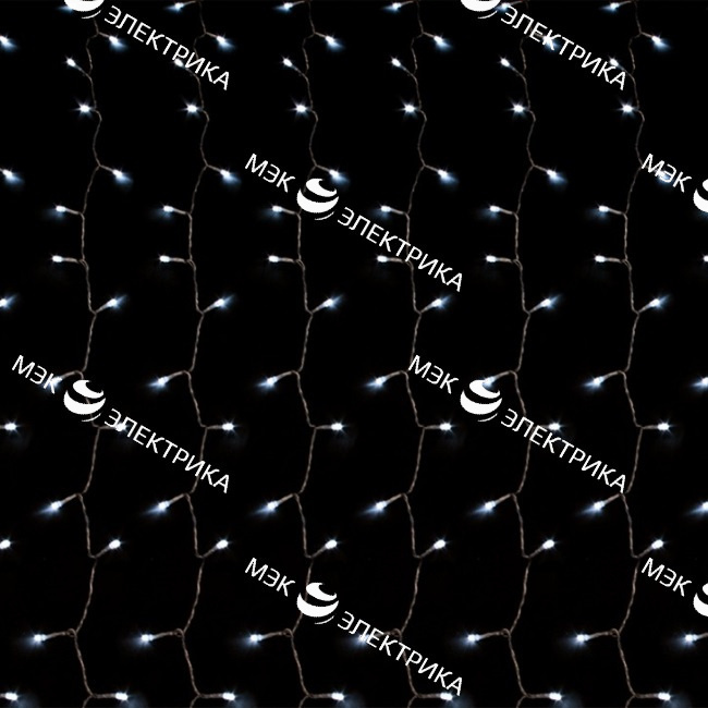 Гирлянда светодиодная "Занавес" белый, CL11 13 подвесов