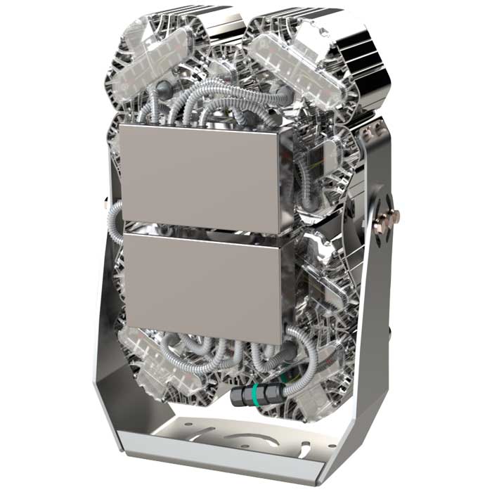 Светильник L-lego II 500 banner/382/Д/4.0K/01/L100/IKIX-610/220AC IP66 поворотное крепление LEDEL LII190