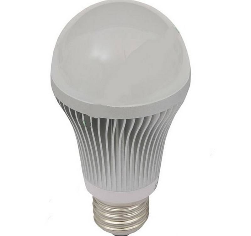 Лампа светодиодная E27- 8W-3500K теплый белый FlexLED (шар)