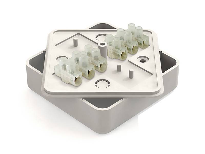 Кор.расп. о/пров. 100-100-44 с клем.кол. (IP-40) бел. Кор.расп. о/пров. 100-100-44 с клем.кол. (IP-40) бел.