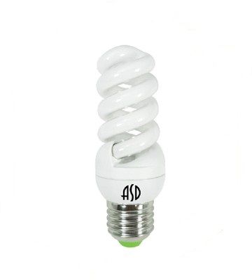 Лампа энергосберегающая E27 12W 4000К 600Лм SPIRAL-econom ASD