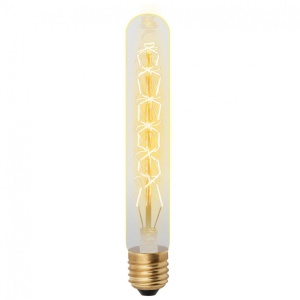 Лампа винтажная E27-60W-GOLDEN форма нити CW (цилиндр)