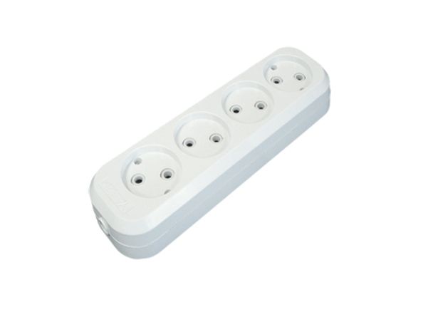 Колодка 4 гнезда б\з (T)