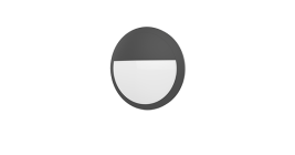 Светодиодный светильник "ВАРТОН" NERO FLEX IP65 300*85 мм 15Вт 4000К черный с рамкой решетка диммируемый по DALI