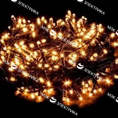 Гирлянда светодиодная "линейная" CL07 теплый белый 400 LED, 39,9м + 5м