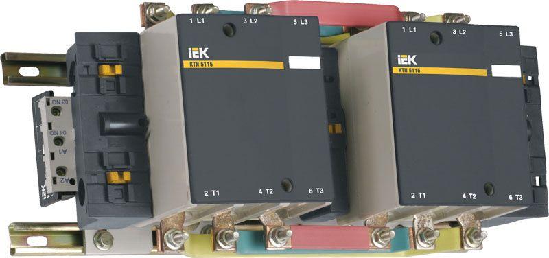 Контактор КТИ-51503 реверс 150А 400В/АС3 IEK KKT53-150-400-10