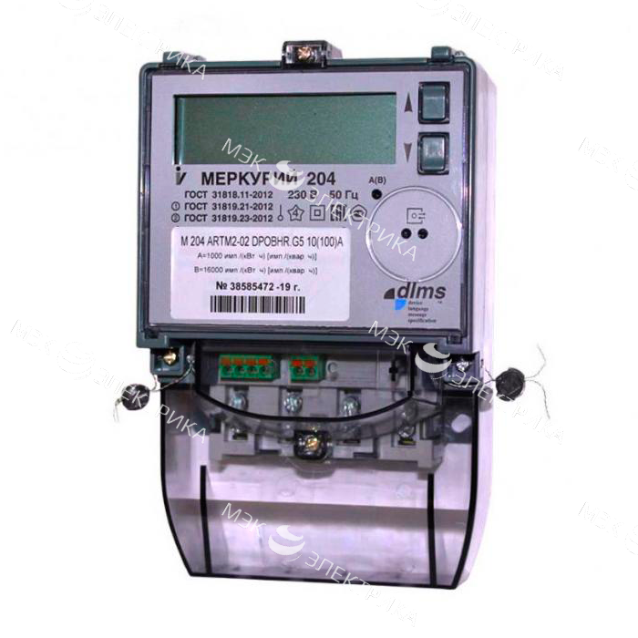 Электросчетчик Меркурий 204 ARTM-02 POBH.F04