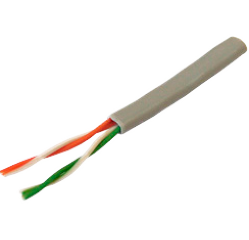 Кабель витая пара U/UTP кат.5E 2х2х24AWG медь (305м) сер. сер. (м) PROCONNECT 01-0027