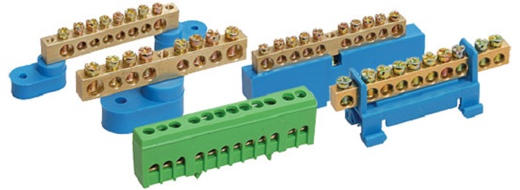 Шина "Земля"-"0" 20 соед. 1 болт