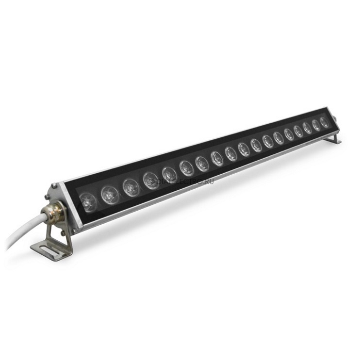 Светодиодный прожектор линейный ЛЮКС, 18W 3000К 18LED , 600*50*55mm, AC230V, IP65,LL-879