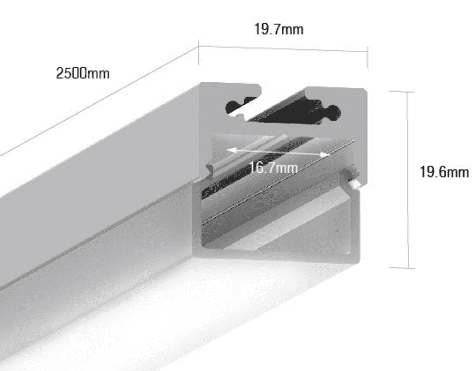 Профиль алюминиевый DesignLed LS.1911K Профиль алюминиевый DesignLed LS.1911K