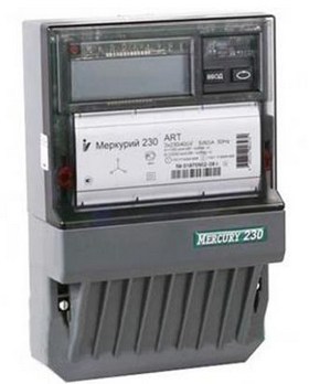 Счетчик электроэнергии Меркурий 230 АRT-00 СN трехфазный, многотарифный, 5(7,5)А, кл. точ. 0.5S/1.0