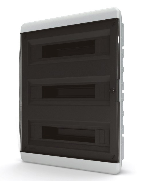 Бокс встраиваемый IP-40 54 модулей проз/черный BVK 40-54-1 Бокс встраиваемый IP-40 54 модулей проз/черный BVK 40-54-1