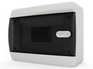 Бокс навесной IP-40 8 модулей прозр/черный CNK 40-08-1 Бокс навесной IP-40 8 модулей прозр/черный CNK 40-08-1