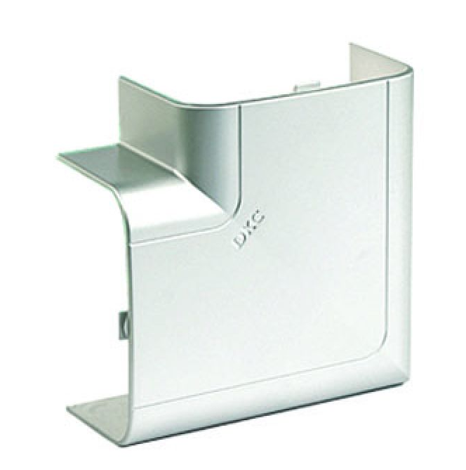 Угол для кабель-канала плоский изменяемый 90х50 с разделит. сер. метал. DKC 09503G