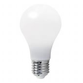 Лампа светодиодная E27-11W-2700К FLL-A65 EKF Simple теплый белый (шар)