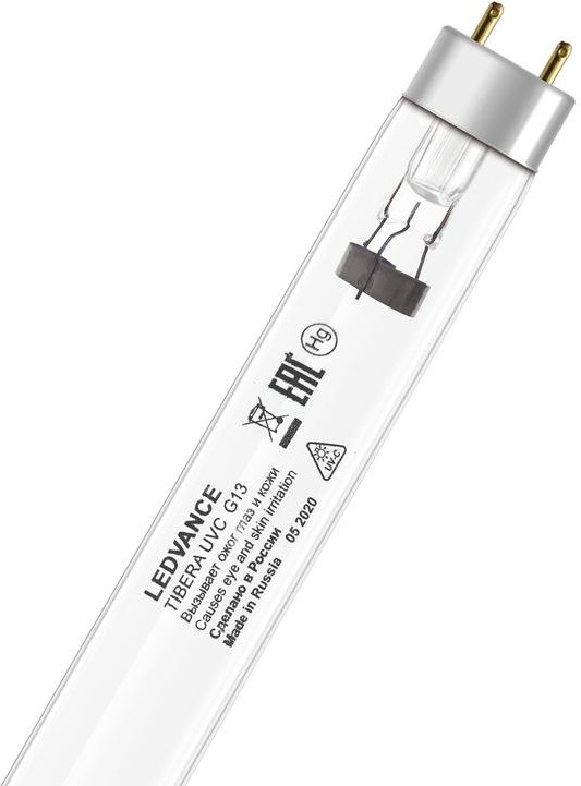 Лампа бактерицидная без озона TIBERA UVC 15W T8 G13 Лампа бактерицидная без озона TIBERA UVC 15W T8 G13